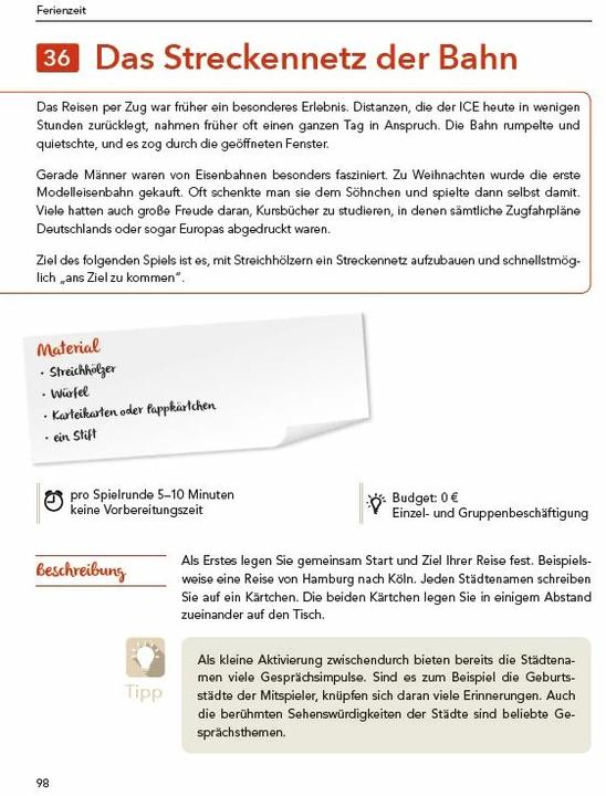 Produktbild Das grosse Beschäftigungsbuch für Menschen mit Demenz (Deutsch, Linus Paul, 2016)