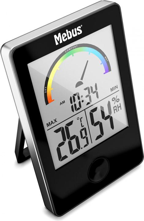 Produktbild Mebus 40929 Thermo-Hygrometer schwarz