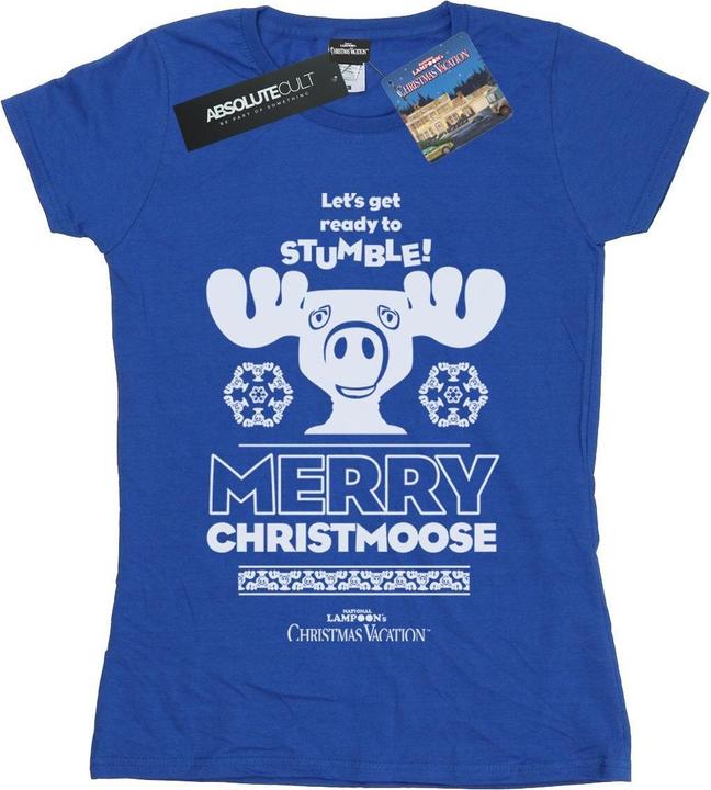 Image du produit National Lampoon´s Vacation National Lampoon's Christmas Vacation - T-shirt MERRY CHRISTMOOSE - Femme (M)