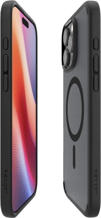 Actual product image Spigen Ultra Hybrid MAG iPhone 16 Pro MagSafe frost black ACS08134 (Apple iPhone 16 Pro)
