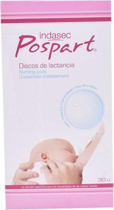 Indasec POSPART discos de lactancia 30 uds (30 x)