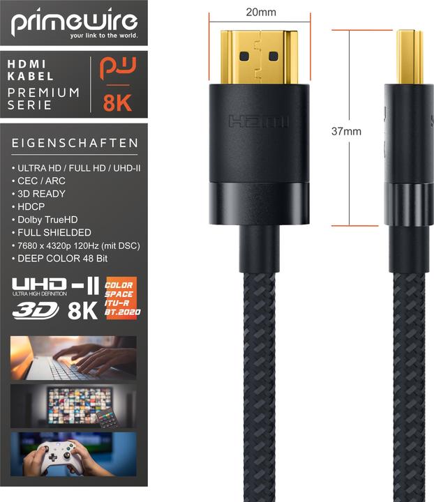 Produktbild Primewire HDMI (Typ A) — HDMI (Typ A) (1.50 m, HDMI)