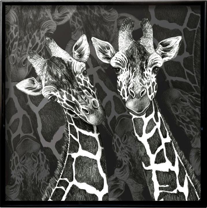 Produktbild Taitù Wild Spirit Tablett quadratisch Giraffe