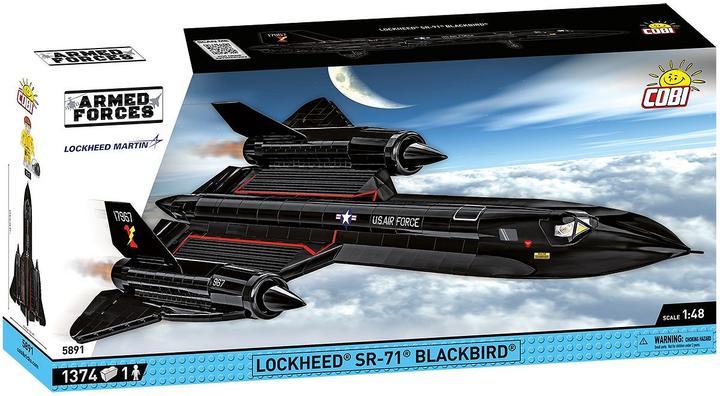 Actual product image Cobi Lockheed SR-71 Blackbird US Military Aircraft