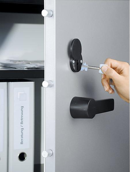 Produktbild C+P Stahlschrank, feuergeschützt (93 x 50 x 195 cm)