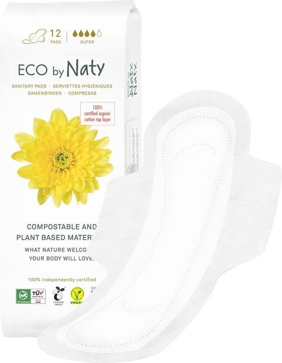 Produktbild Naty Super (12 x, Damenbinden)