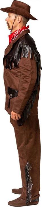 Actual product image Orlob Men's Western Jacket with Fringes, Faux Suede (58, 60)