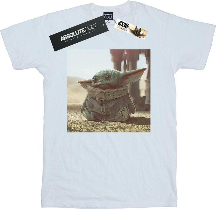 Immagine prodotto Star Wars The Mandalorian The Child Scene Maglietta Uomo (5XL)