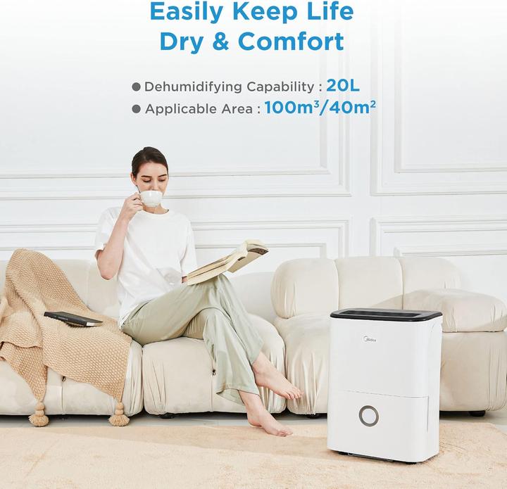 Produktbild Midea DF-20DEN7-WF (40 m², 20 l/24h)