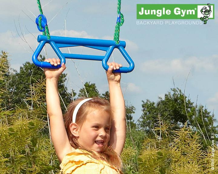 Actual product image Jungle Gym Trapeze with gymnastic rings Monkey Bar