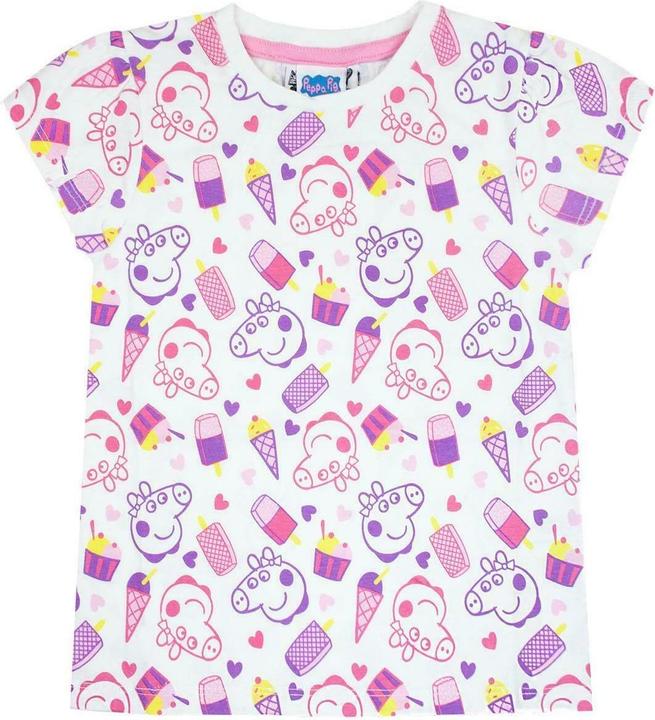 Actual product image Peppa Pig Girls All-Over Print T-Shirt (110)