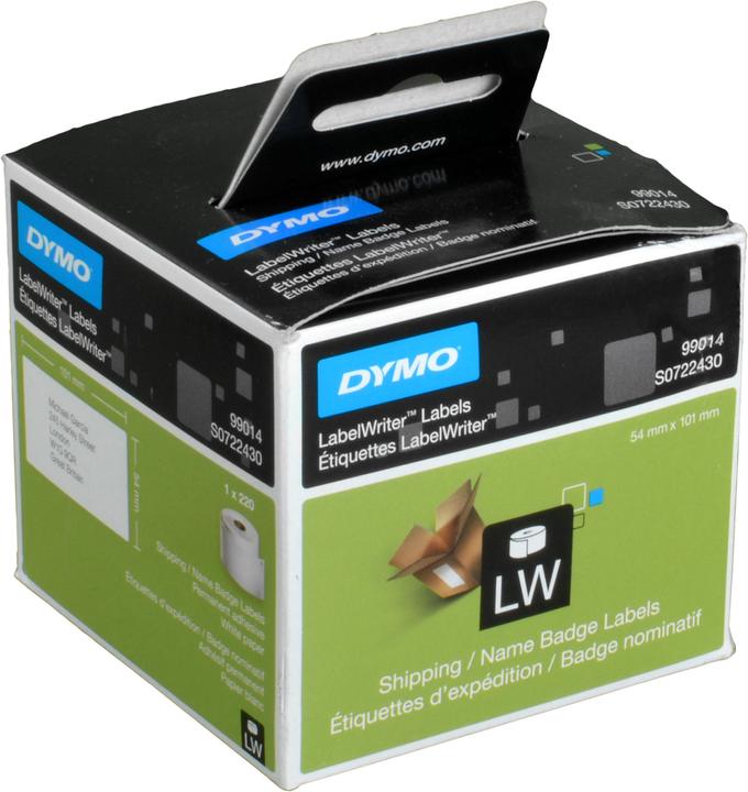 Actual product image Dymo Adhesive labels 99014