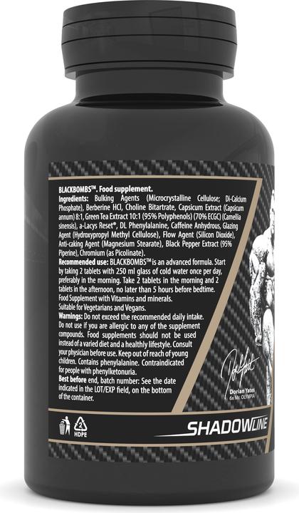 Actual product image DY Nutrition BlackBombs (Neutral, 1 pcs., 120 g)