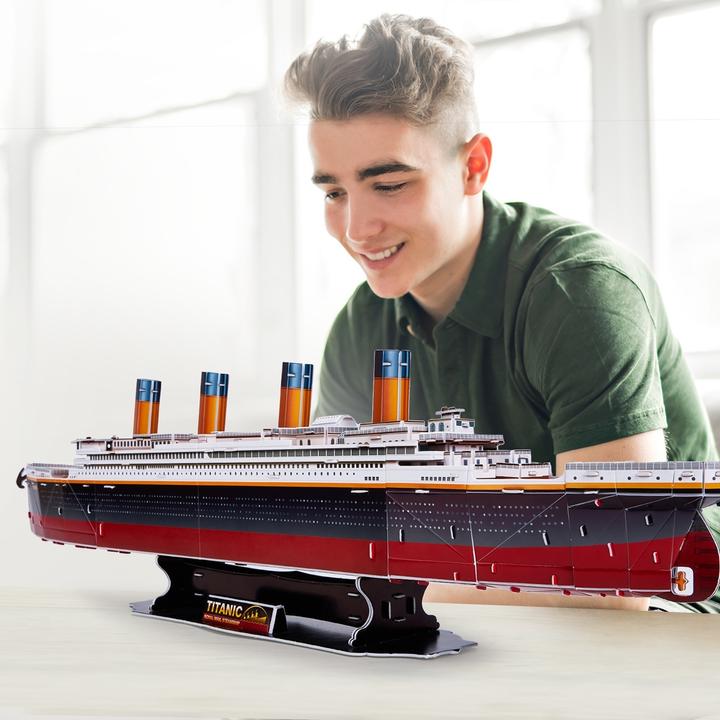Actual product image Cubicfun 3D Puzzle Titanic 113 Teile (113 pieces)