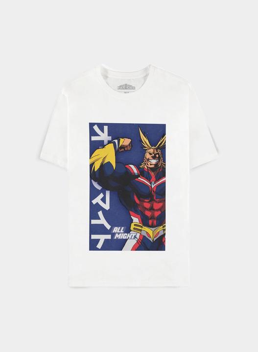 Produktbild Difuzed My Hero Academia - White All Might Poster - Men's Short Sleeved T-Shirt - 2XL (XXL)