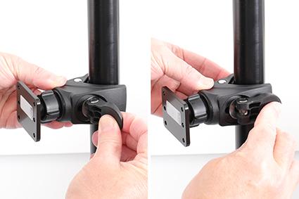 Produktbild Brodit Rohr-Halterung für Rohre mit 12 bis 44mm Durchmesser, Befestigung mit Schnellspannfunktion