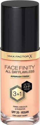 Max Factor Podkład FACEFINITY All Day Flawless 3in1 nr C40 Light Ivory 30ml (C40 Light Ivory)