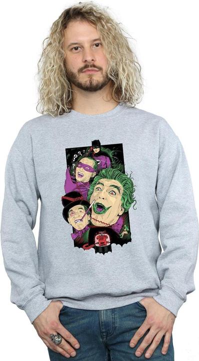 Produktbild Batman TV Serie Rogues Gallery Baumwoll Sweatshirt (XL)