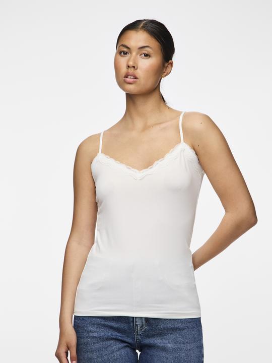 Actual product image Pieces Lace Strappy Top (XL)