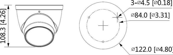 Actual product image Dahua DH-IPC-HDW3841TP-ZAS-27135 Technology WizSense (3840 x 2160 pixels)