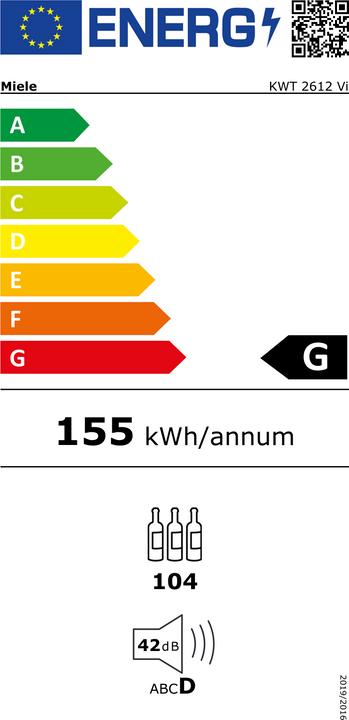Etichetta energetica Miele KWT 2612 Vi 11530680