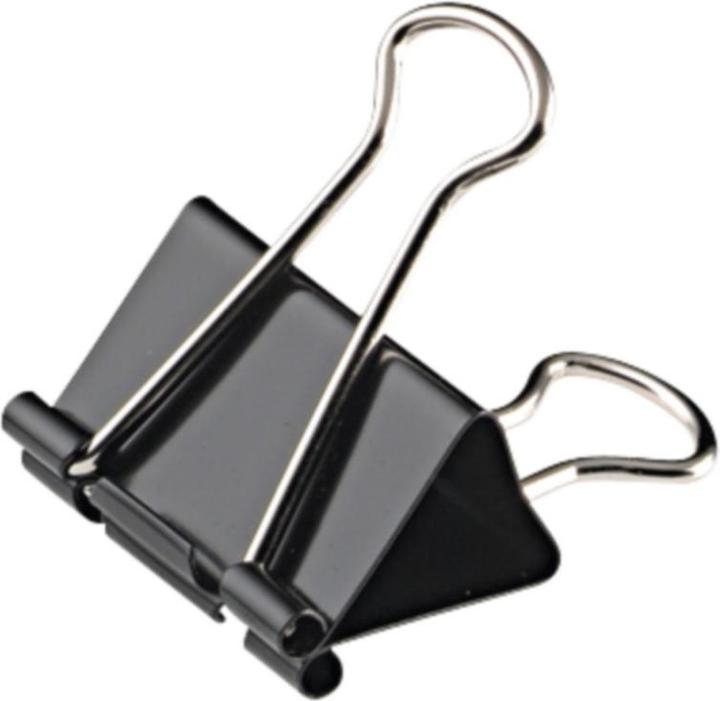 Actual product image Wonday Foldback clamp, (W)32 mm, clamping width 10 mm, black (12 x)