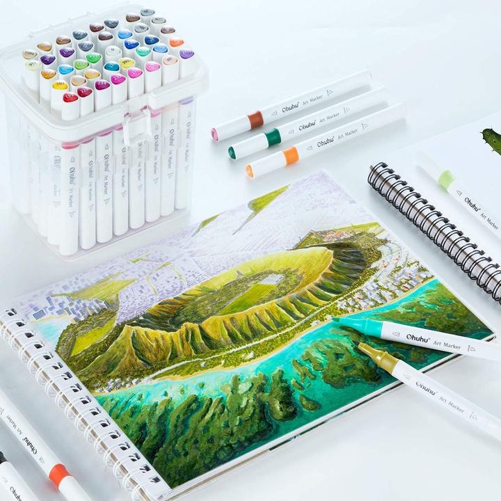 Produktbild Ohuhu Kunstmarker (Mehrfarbig, 48 x)