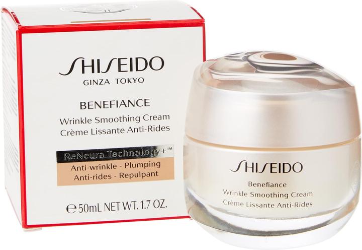 Actual product image Shiseido Benefiance Wrinkle Smoothing Cream (50 ml, 24h cream, Up to SPF 10)