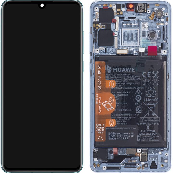 Actual product image Huawei Display Unit für P30, mit Akku, Breathing Crystal (New Code) (Huawei P30)