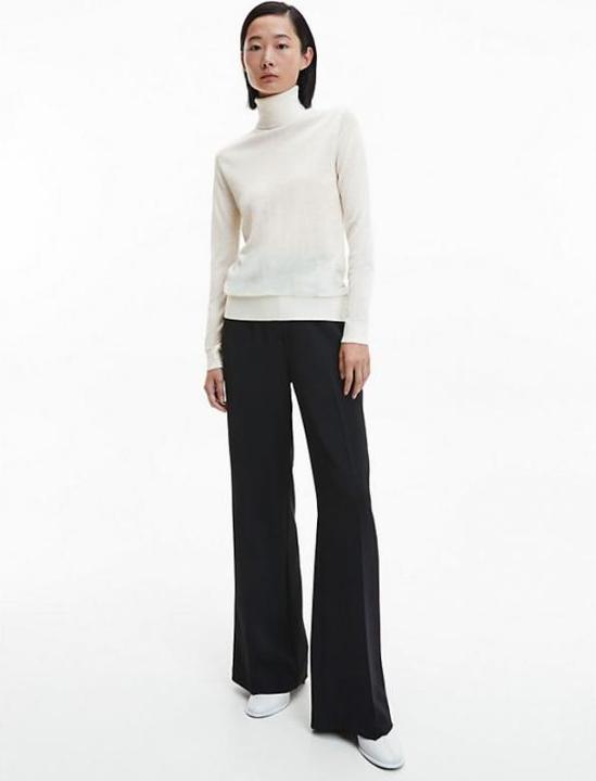 Actual product image Calvin Klein Extra Fine Wool Roll Nk Sweater (M)