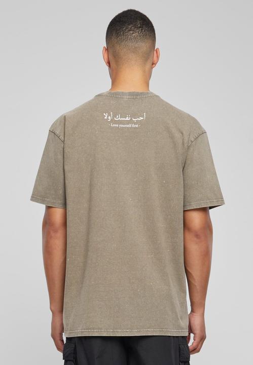 Produktbild Merchcode Love Yourself First Acid Washed Heavy Oversize Tee - 105781 (S)