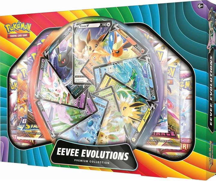 Actual product image Pokémon TCG: Eevee Evolutions Premium Collection Box (English, Box Set & Collection)