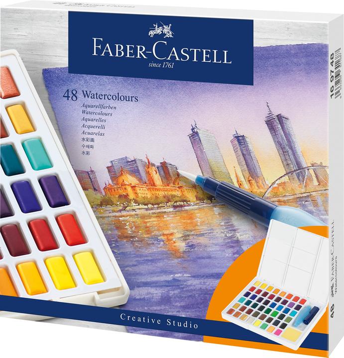 Faber-Castell Aquarellfarbe in Näpfchen (DAA326, 48000 ml)