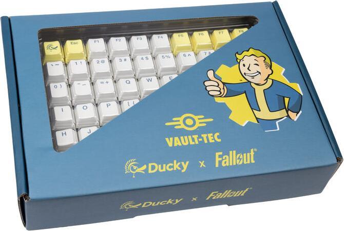 Actual product image Ducky x Fallout Keycap Set - 132 Stück, ANSI (US)