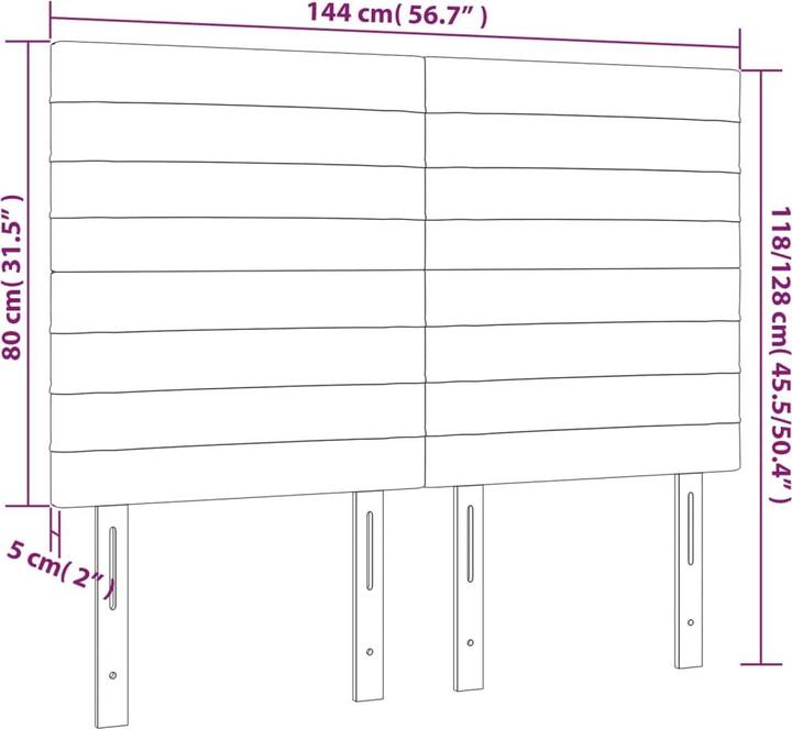 Actual product image VidaXL Erin (144 x 5 x 128 cm)
