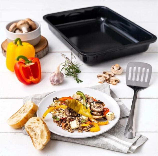 Immagine prodotto Zenker Casseruola piatto cottura speciale 40 x 29 cm, quadrato, e nero