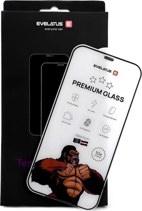 Actual product image Evelatus iPhone 14/13/13Pro 6.1 Corning Gorilla Glass Anti-Static (1 Piece, Apple iPhone 14, Xiaomi Redmi Note 13 Pro+)