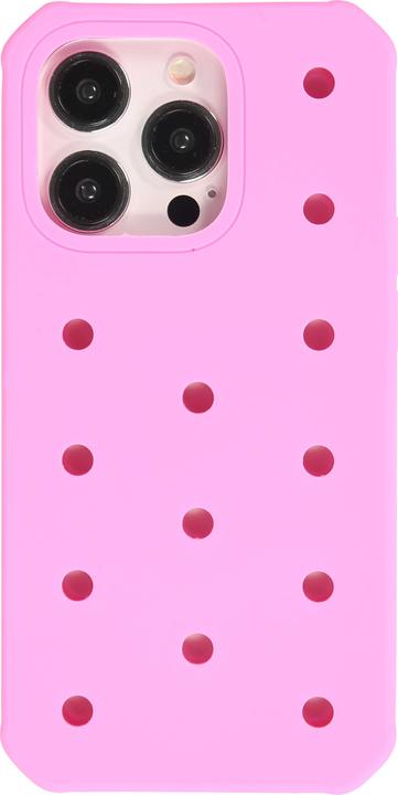 Immagine prodotto PhoneLook Coperchio Coperchio in silicone spesso con fori per l'inserimento di adesivi (Apple iPhone 14 Pro)