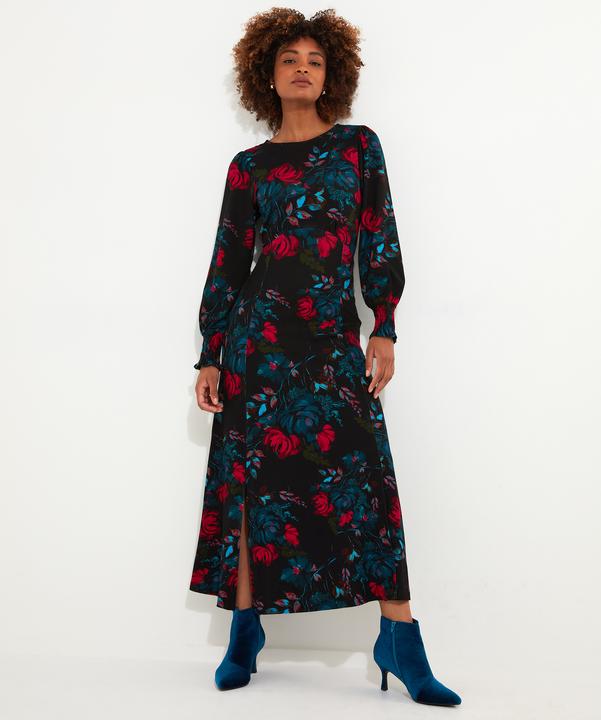 Image du produit Joe Browns PETITE Robe florale tie-waist à manches bouffantes Maxi (44)