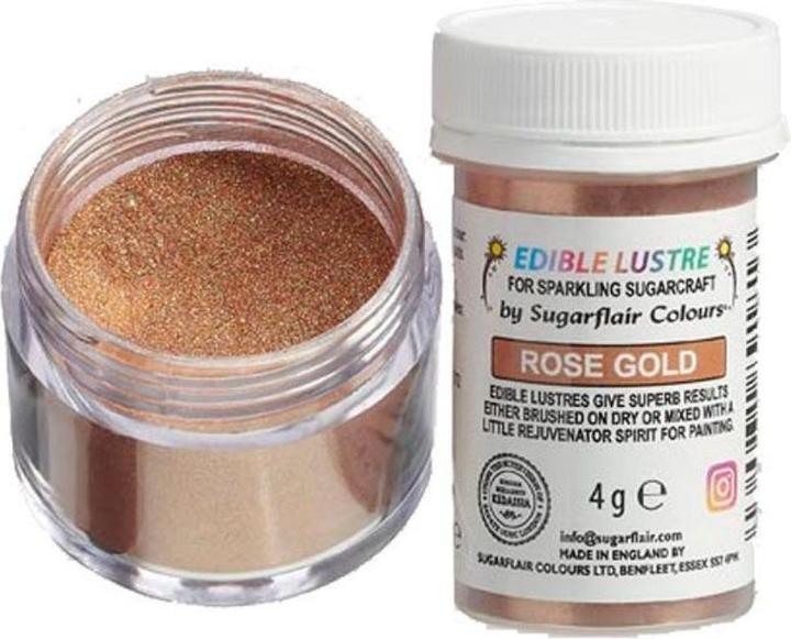 Actual product image Sugarflair Surface Dye - Rose Gold (4gr) (1 x)