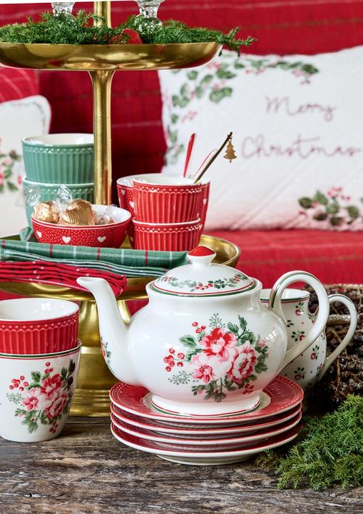 Produktbild Greengate Scarlett Tischdecke white 150 x 150 cm (150 x 150 cm)