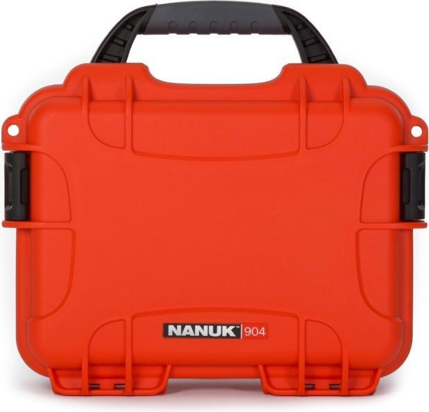 Immagine prodotto Nanuk Valigetta di plastica 904 - vuota Arancione (Borsa per accessori per fotocamere, 3.10 l)