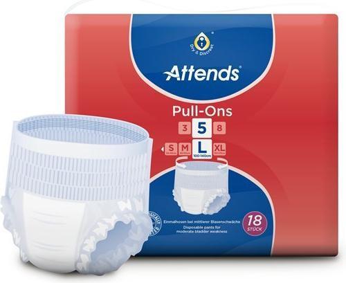 Actual product image Attends Pull Ons 5 L (18 x, L)