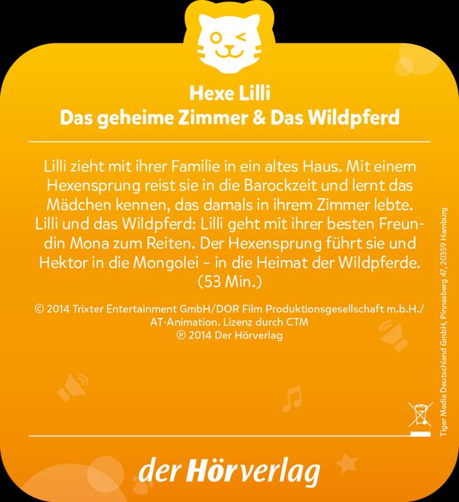 Produktbild Tigermedia Tigercard Hexe Lilli: Das geheime Zimmer Das Wildpferd (Deutsch)