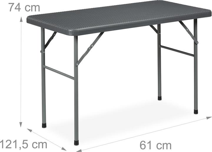 Produktbild Relaxdays Gartentisch (121.50 cm)