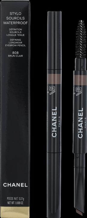 Actual product image Chanel Stylo Sourcils Waterproof No.808 (Brun Clair)