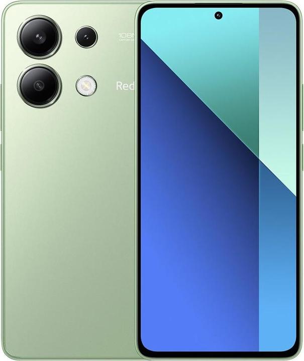 Actual product image Xiaomi Redmi Note 13 (256 GB, Mint green, 6.67", Hybrid Dual SIM, 108 Mpx, 4G)