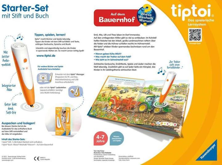 Actual product image tiptoi Starter Set Pen and Farm Book (German)