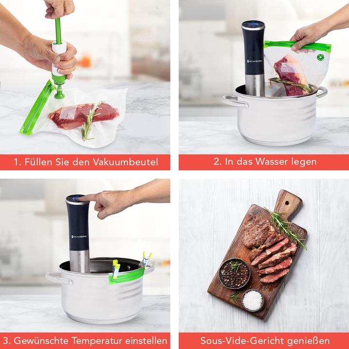 Produktbild KitchenBrothers Sous Vide Garer Set