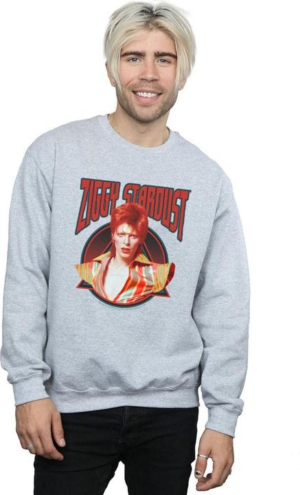 Immagine prodotto David Bowie Ziggy Stardust Boyfriend Fit Felpa Uomo (XXL)